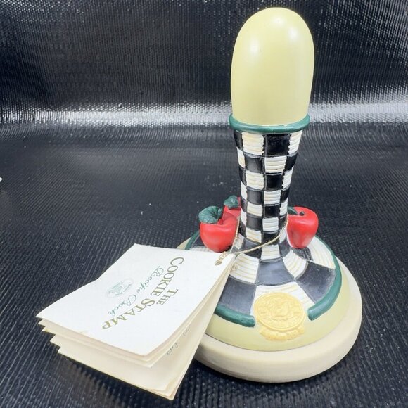 Vintage 1995 Brown Bag Cookie Art Apples Stamp Press Collectible New With Tags - Picture 9 of 12